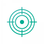 Green target icon